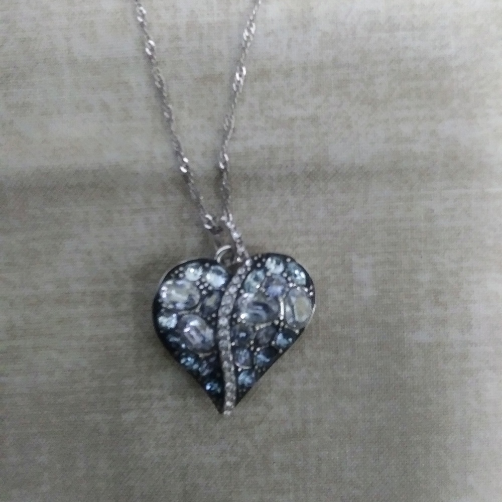 Brighton Ice Blue Trust your Journey Pendant